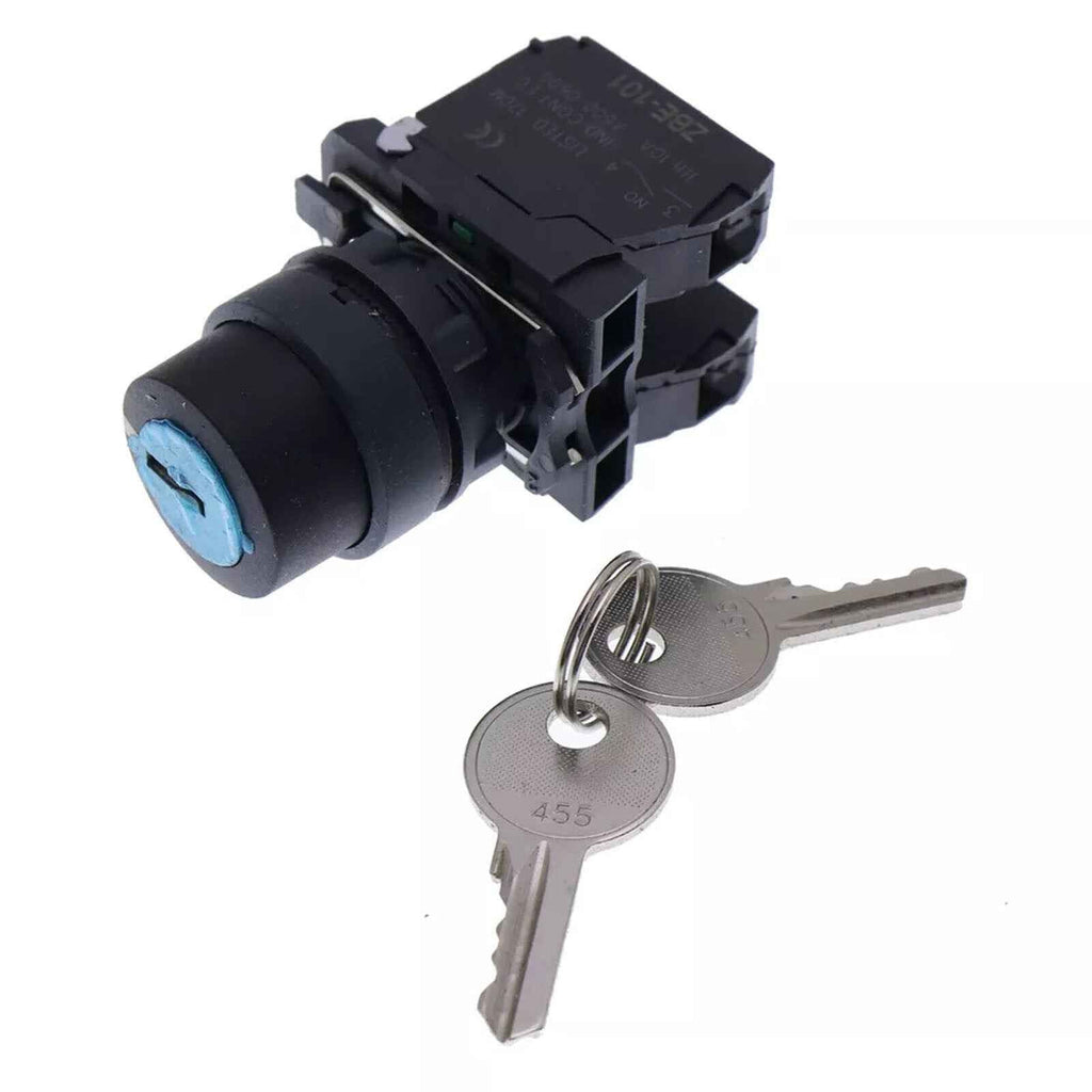 Ignition Switch w/2 Keys 122512GT  for Genie Lift S-40 S-60 S-80 Z-20/8 Z-30/20