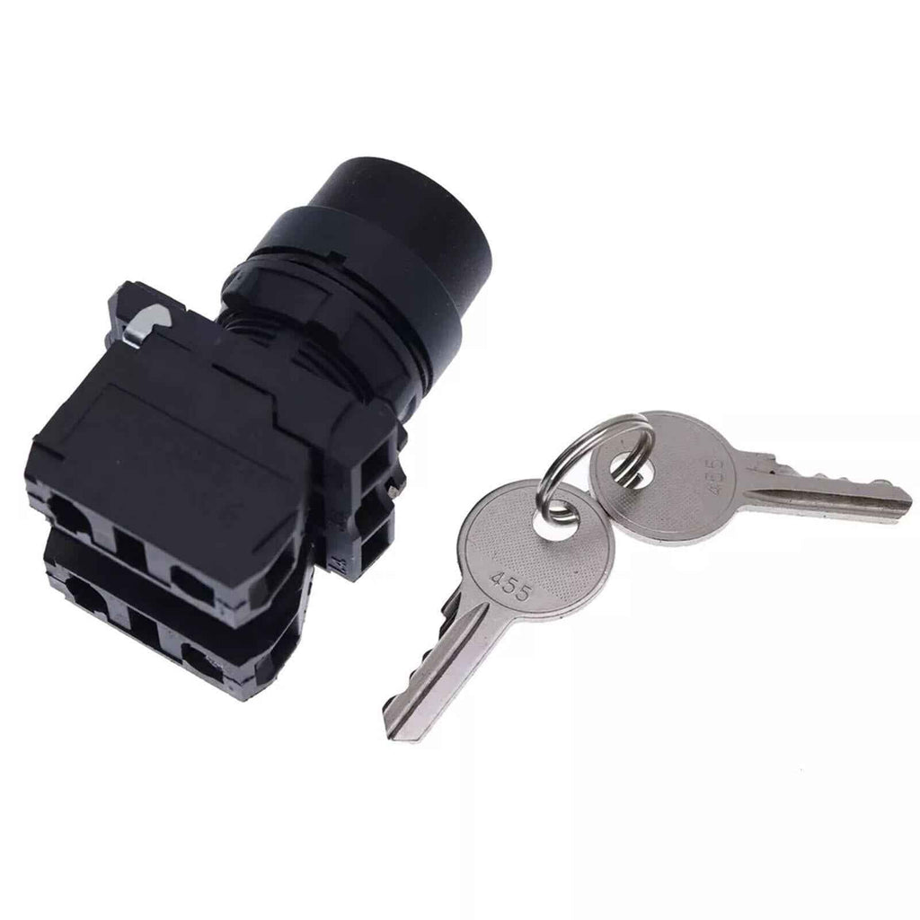 Ignition Switch w/2 Keys 122512GT  for Genie Lift S-40 S-60 S-80 Z-20/8 Z-30/20