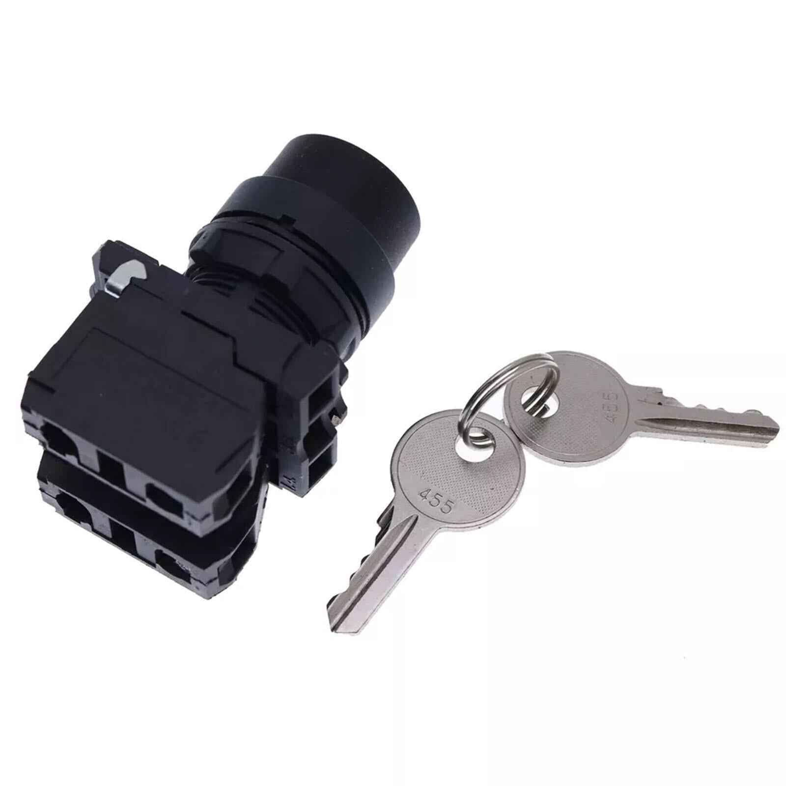 Ignition Switch w/2 Keys 122512GT  for Genie Lift S-40 S-60 S-80 Z-20/8 Z-30/20