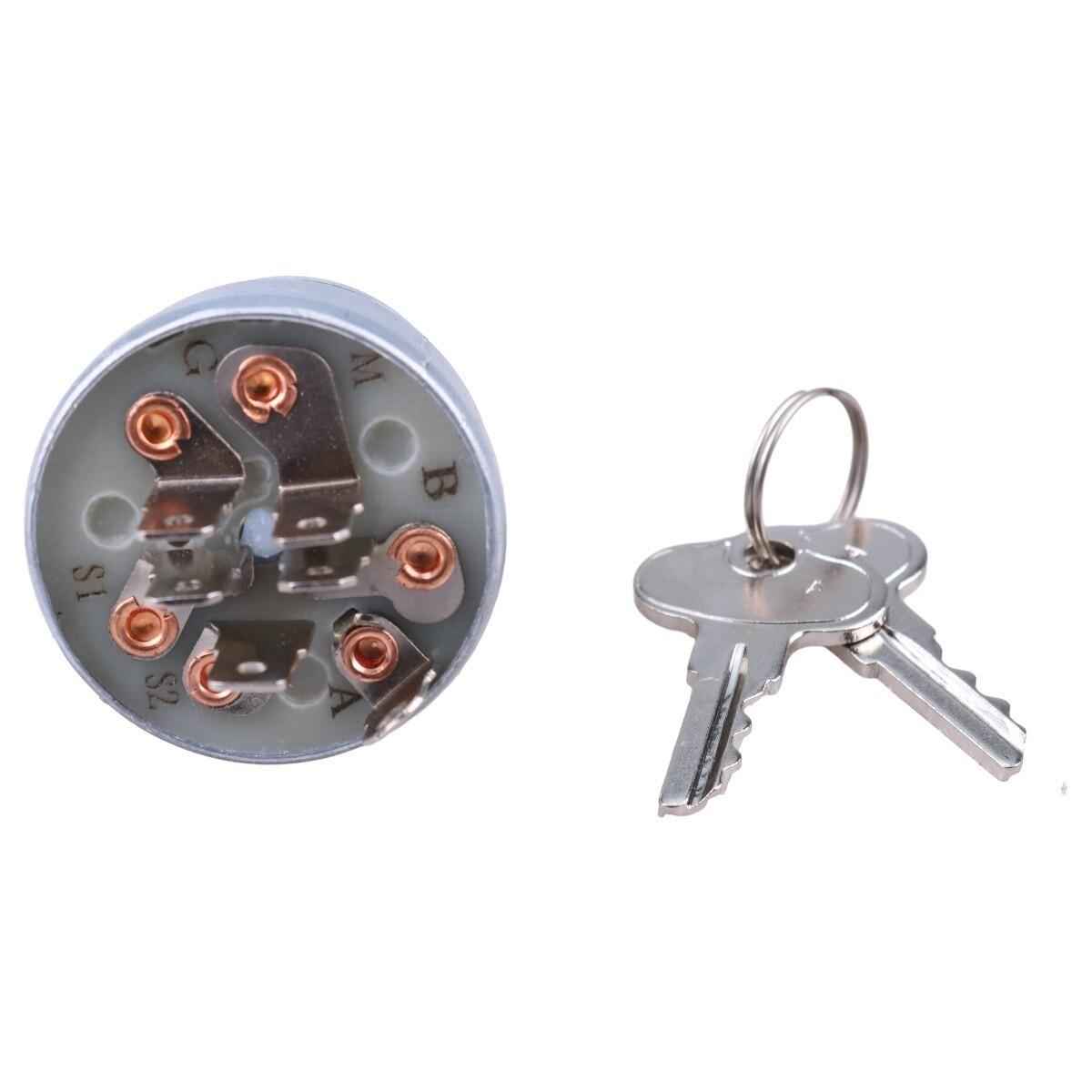 Starter Ignition Key Switch AM101561 AUC12631 TCA22740 For John Deere RX63 RX75