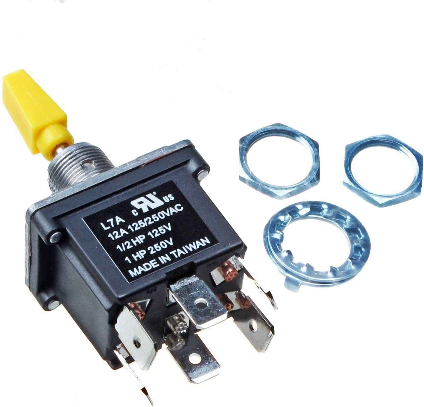 Toggle Switch 32NT3917C08 32NT391-7-C08 for Honeywell (ON)-OFF-(ON)  8906K474