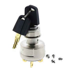 4 Terminal Ignition Switch 2373530 w/Key For CAT 303CR 305CR Engine K4N S4L2