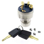 4 Terminal Ignition Switch 2373530 w/Key For CAT 303CR 305CR Engine K4N S4L2