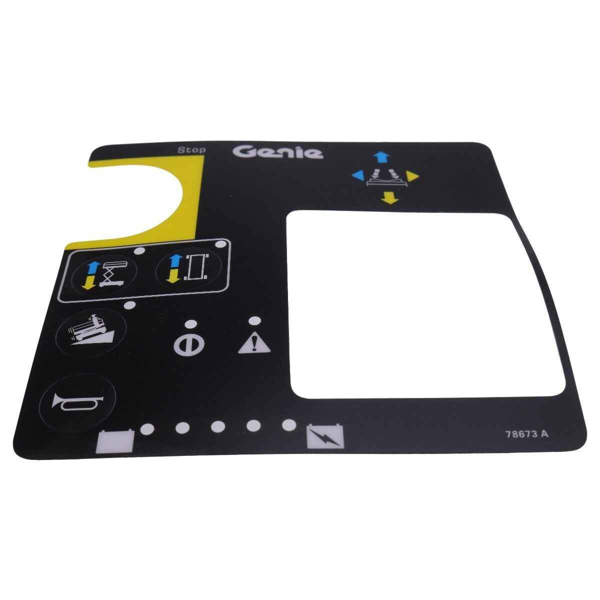 Gen 4 Control Box Overlay Decal 78673 78673GT  for Genie GS-1530 GS-1930 GS-1932