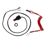 Kill Stop Switch Safety Lanyard 6E9-82575-09 for Yamaha 15HP 25HP 30HP Outboard