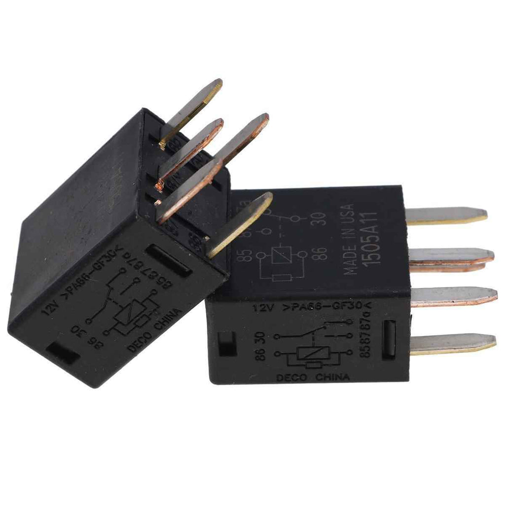 2Pcs Relay 7219044 for Bobcat S450 S510 S530 S550 S570 T450 T550 T590 T595 T870