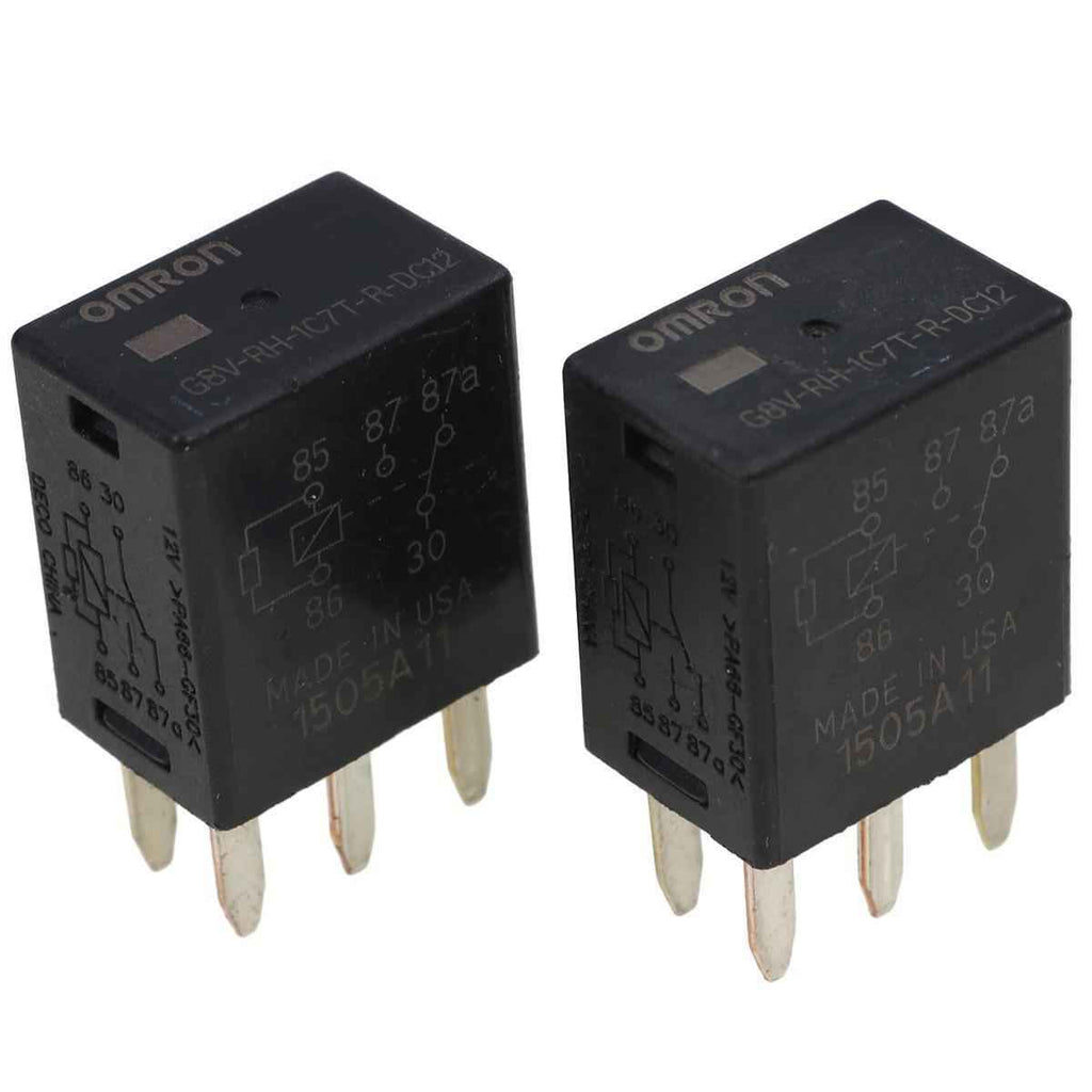 2Pcs Relay 7219044 for Bobcat S450 S510 S530 S550 S570 T450 T550 T590 T595 T870