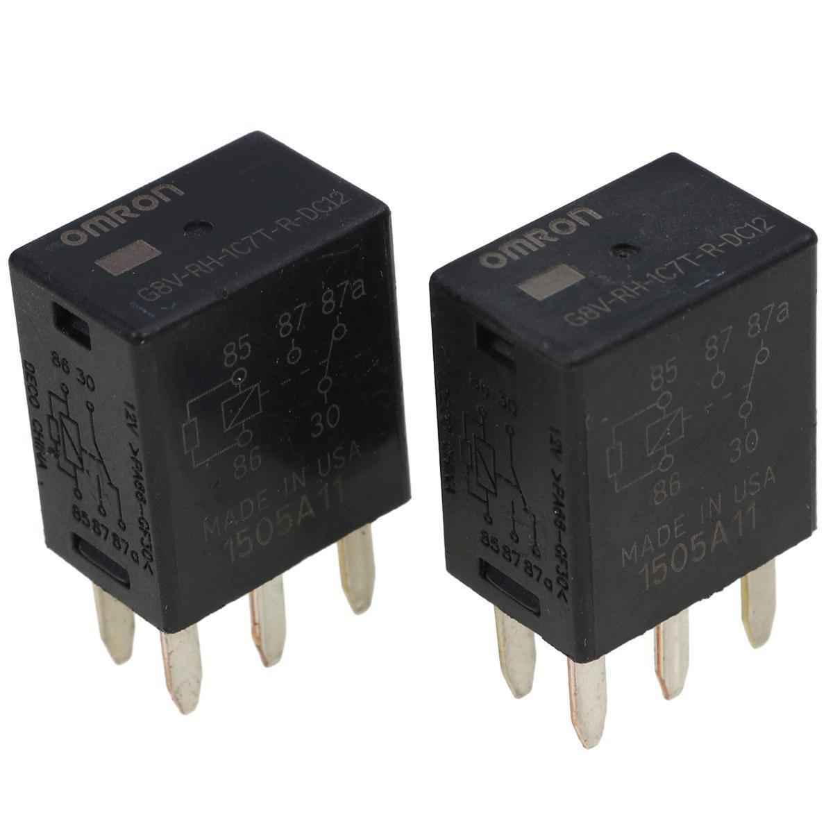 2Pcs Relay 7219044 for Bobcat S450 S510 S530 S550 S570 T450 T550 T590 T595 T870