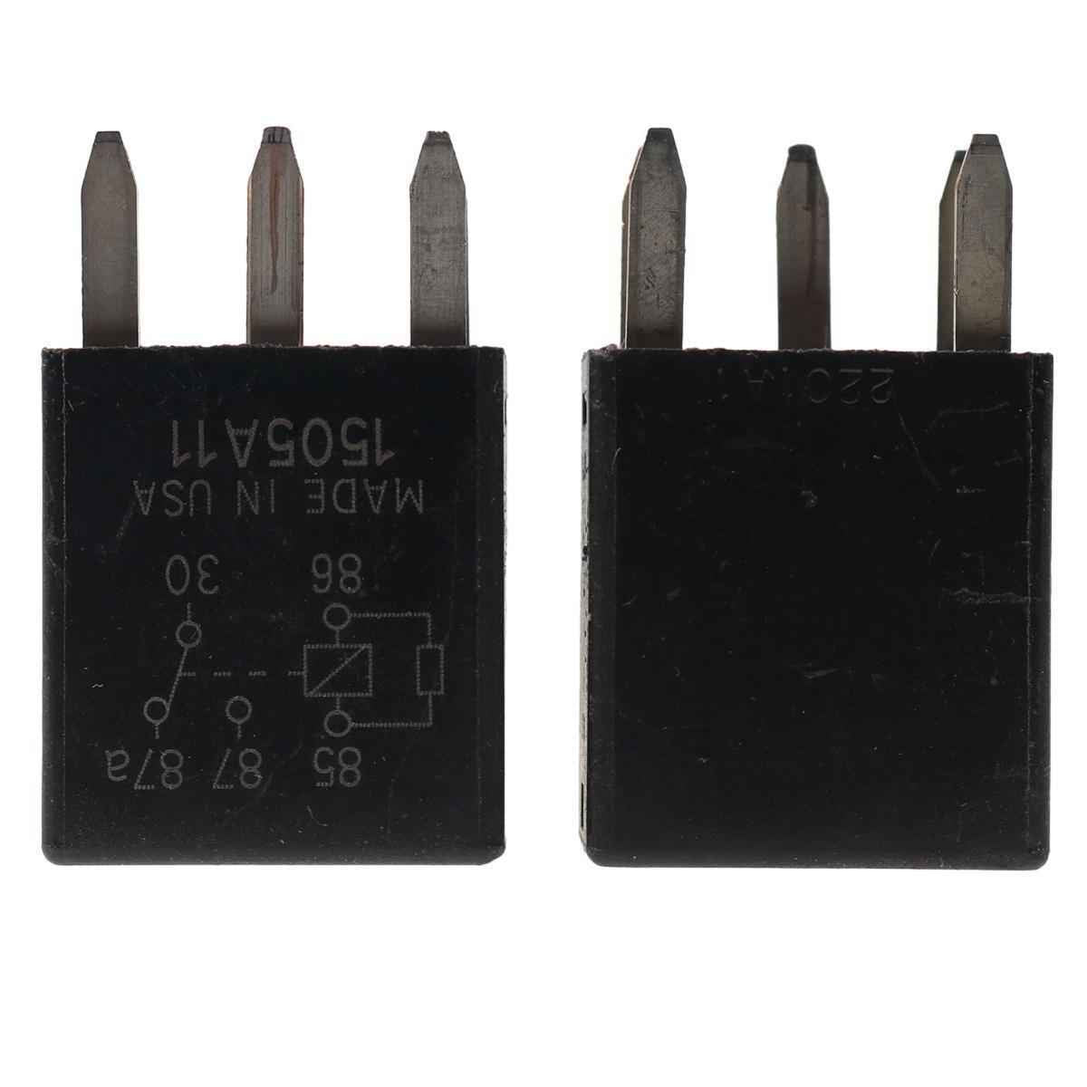 2Pcs Relay 7219044 for Bobcat S450 S510 S530 S550 S570 T450 T550 T590 T595 T870