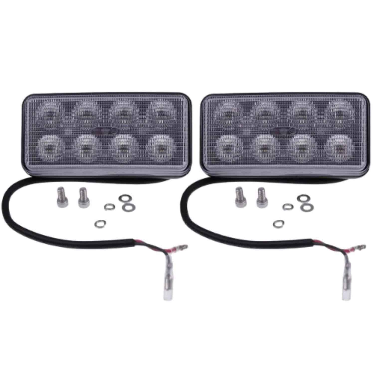 2X Led Work Light for Kubota SVL65-2 SVL65-2C SVL75 SVL75-2 SVL75-2C SVL90-2