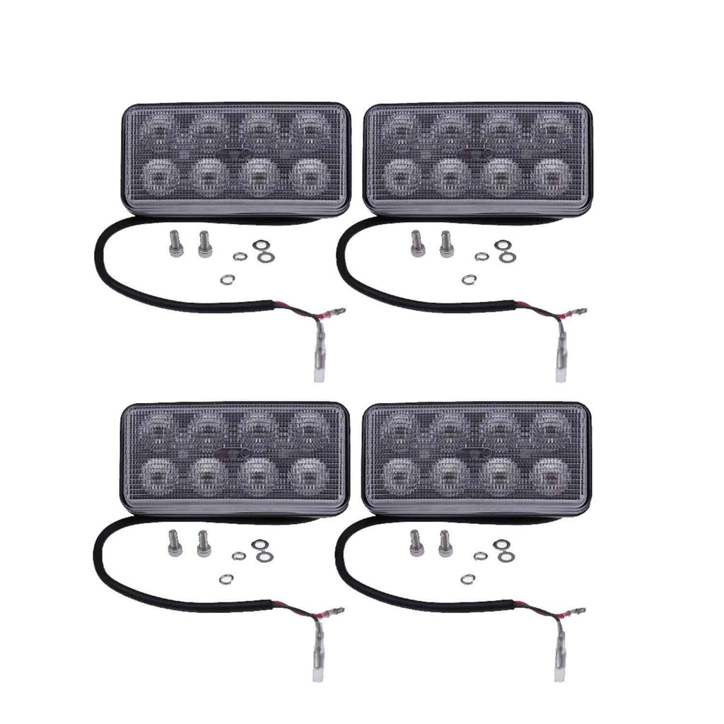 4X Led Work Light V0511-53510 for Kubota SVL65-2 SVL65-2C SVL75-2 SVL75-2C SVL90
