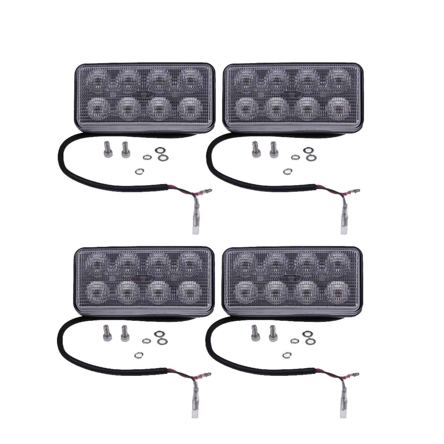 4X Led Work Light V0511-53510 for Kubota SVL65-2 SVL65-2C SVL75-2 SVL75-2C SVL90
