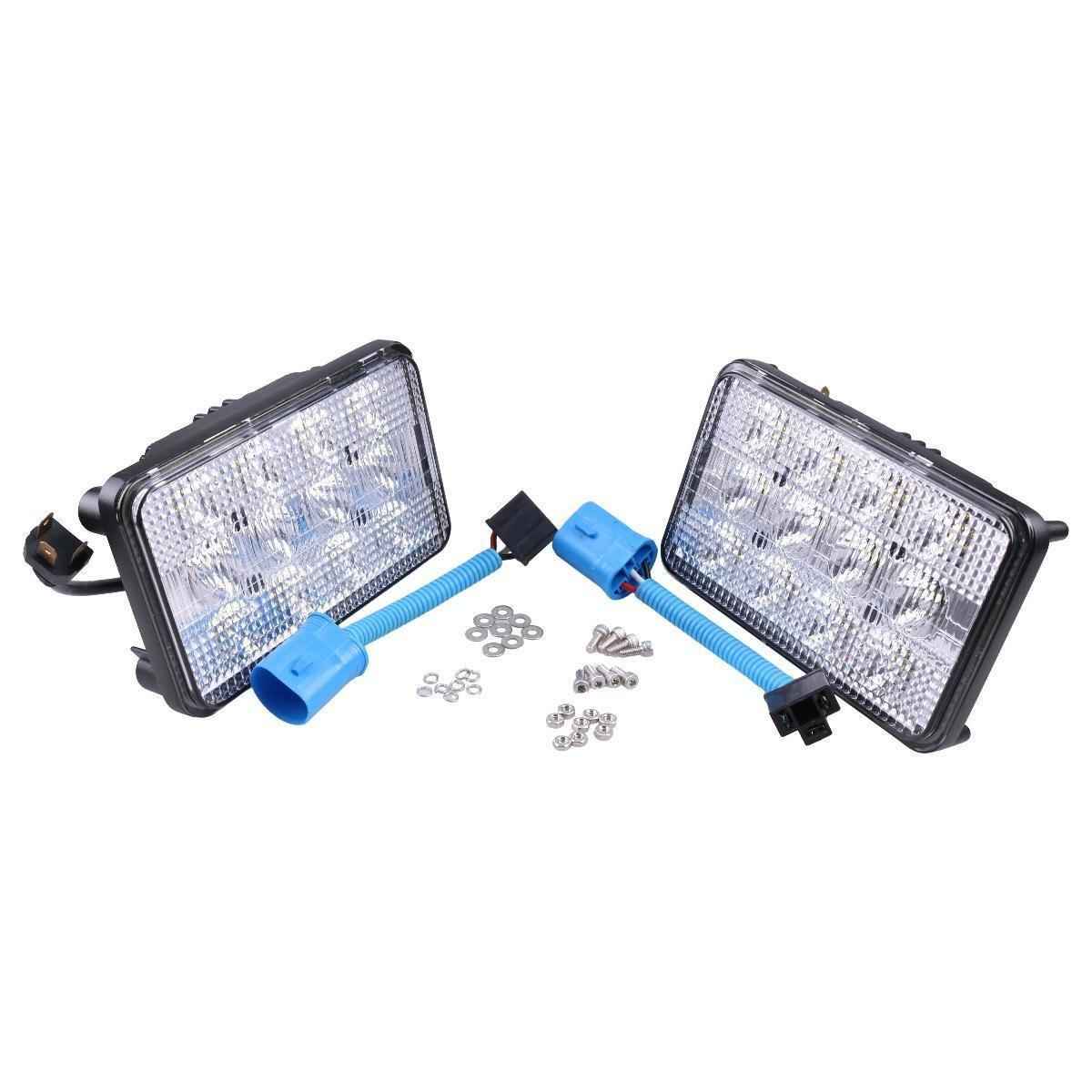 2x LED Headlight RE58638 RE195219 for John Deere 5104 5220 5310 5420 5503 5510