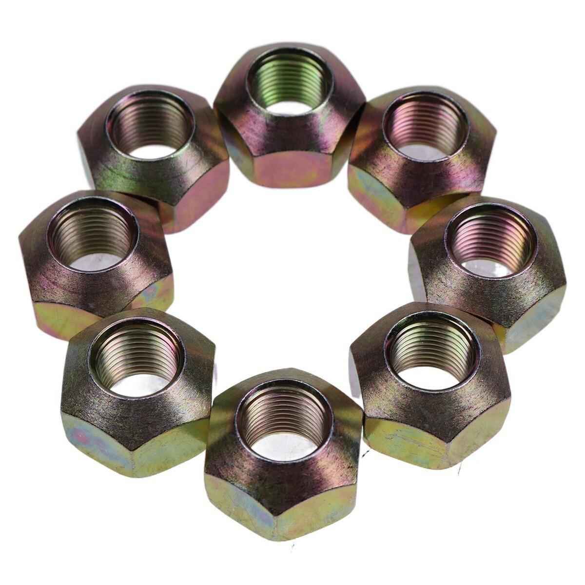 8X Wheel Nut 6564669 6519169 For Bobcat 700 720 533 645 743 751 S175 S185 S205