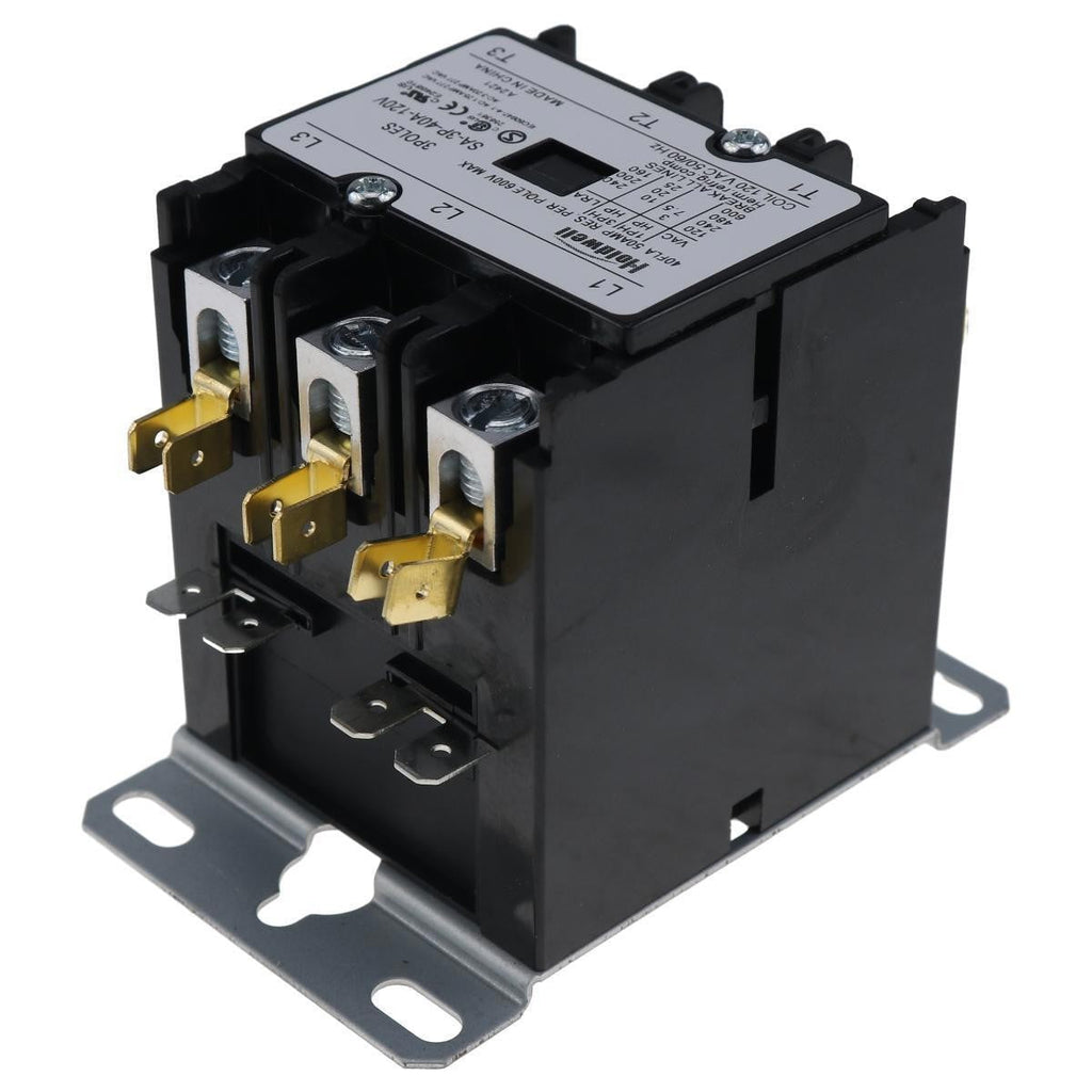 New 3 Pole 40 Amp 120V Coil Definite Purpose Contactor SA-3P-40A-120V