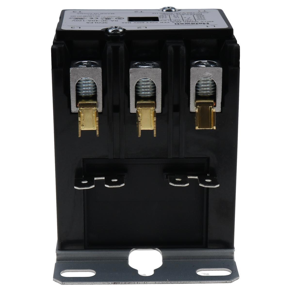 New 3 Pole 40 Amp 120V Coil Definite Purpose Contactor SA-3P-40A-120V