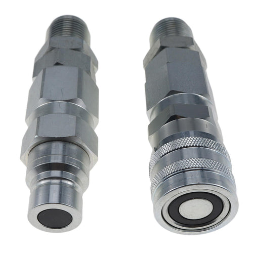 #12JIC Flat Face Hydraulic Quick Connect Coupler for Bobcat 873 863 963 7753 773