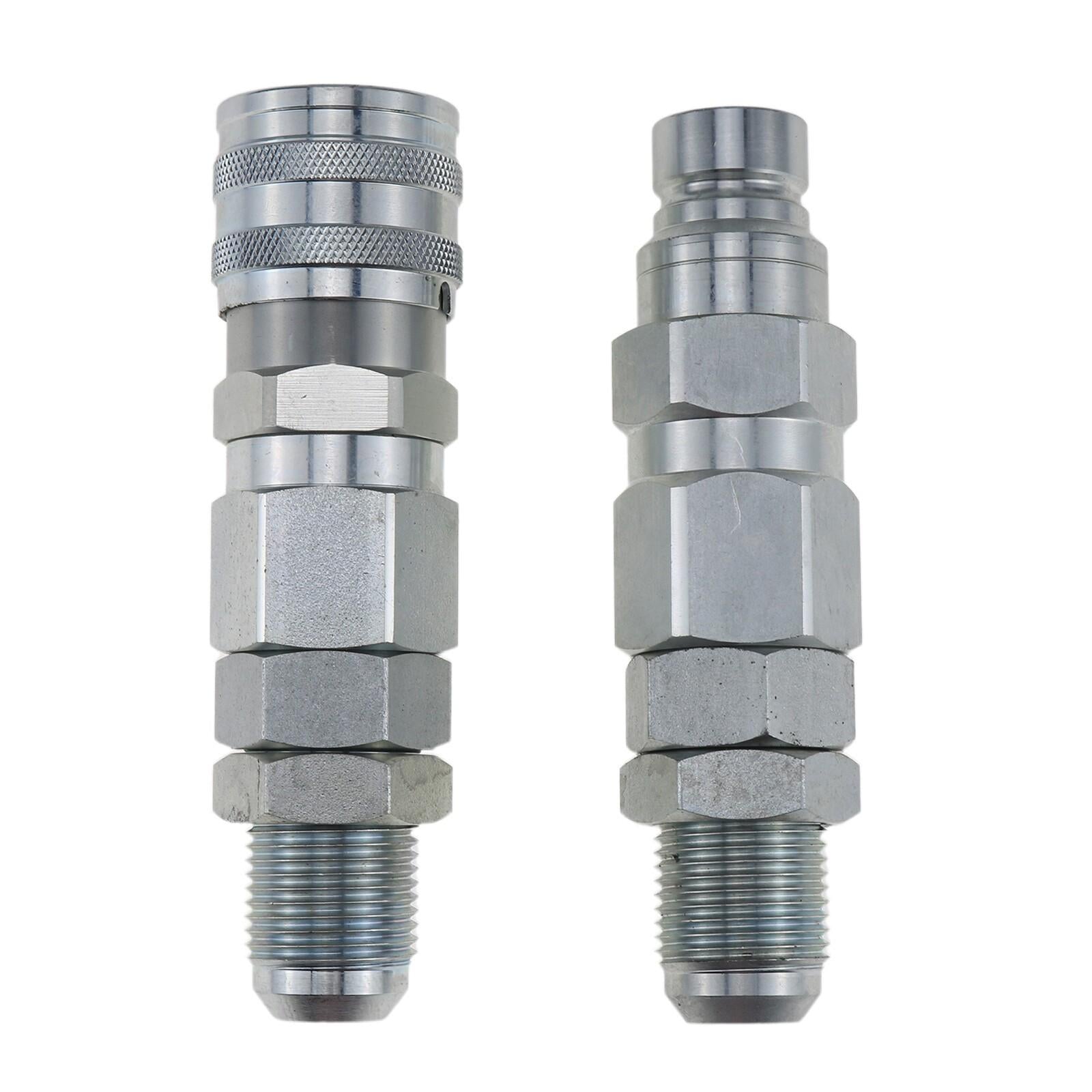 #12JIC Flat Face Hydraulic Quick Connect Coupler for Bobcat 873 863 963 7753 773