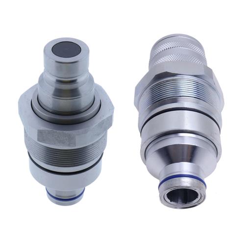Flat Face Coupler Kit V1311-77140 V1311-77150 For Kubota SSV65 SVL90