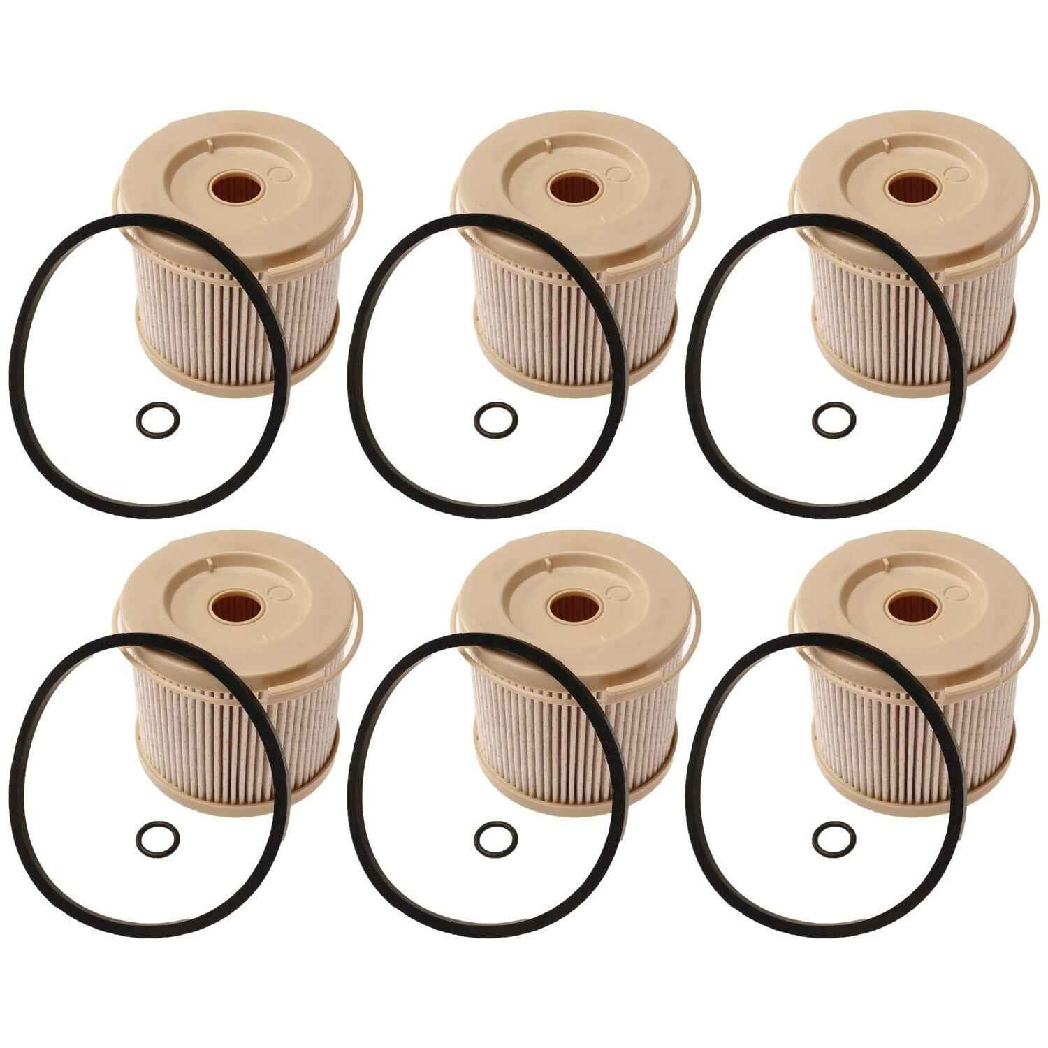 6X Fuel Filter 861014 3917924 P552010 FS1208 for Volvo Penta AD31D-A D3-110