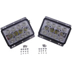 2Pcs LED Headlight AL152328 RE269110 For John Deere 5045D 5055D 5625 6120 6320+