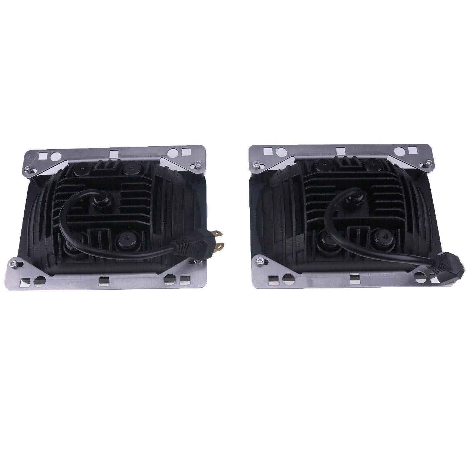 2Pcs LED Headlight AL152328 RE269110 For John Deere 5045D 5055D 5625 6120 6320+