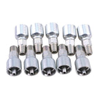 10Pcs Hydraulic Hose Fitting w/ 1/2" JIC Female for Parker 1/2" Hose 10643-8-8