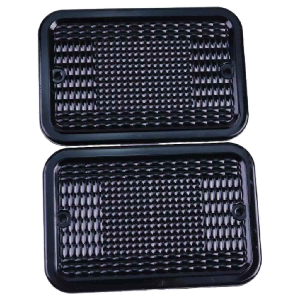 2X Black Lens LVU18746 For John Deere 1023E 1025R 1026R 3032E 3038E 4120 4210