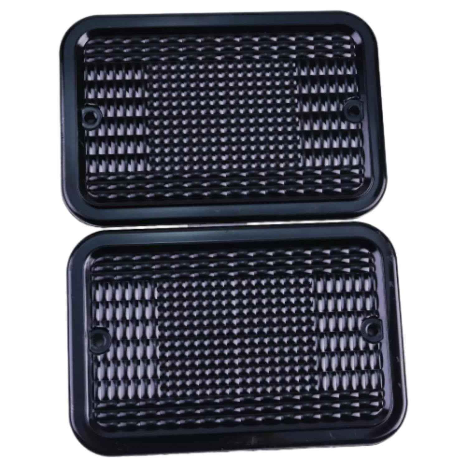 2X Black Lens LVU18746 For John Deere 1023E 1025R 1026R 3032E 3038E 4120 4210