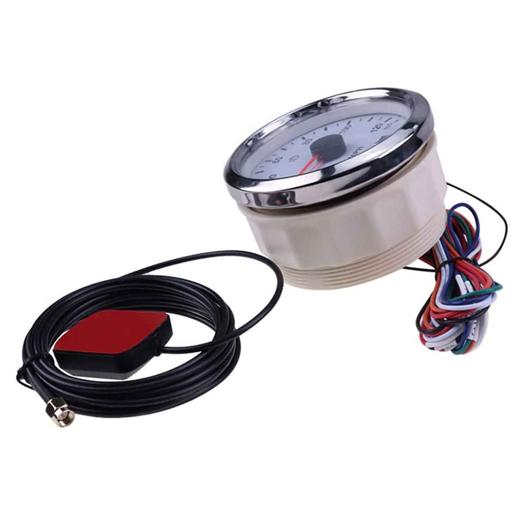 125MPH GPS Speedometer Adjustable for Boat Car 3 3/8 12V 24V w/Backlight