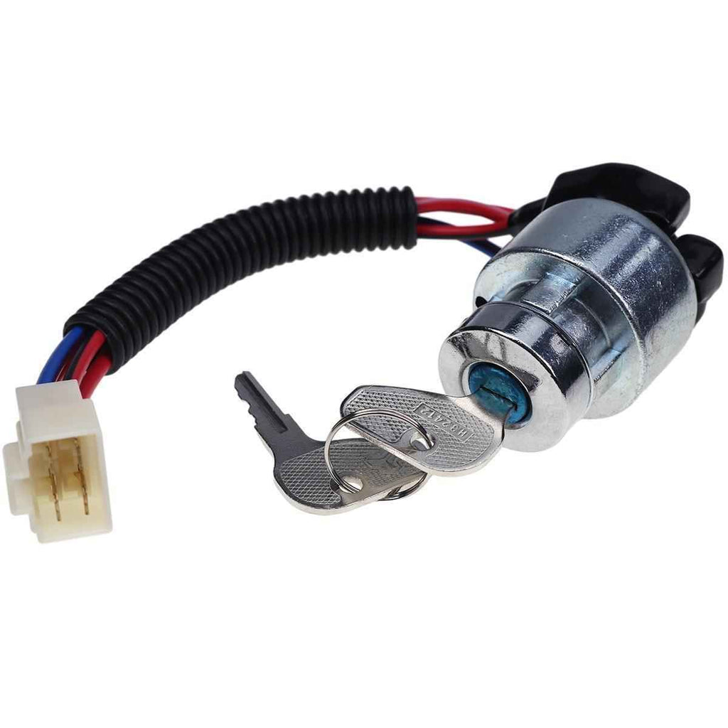 Ignition Switch w/2 Keys TC020-31820 TC020-31822 For Kubota L3000F M6800 M4900