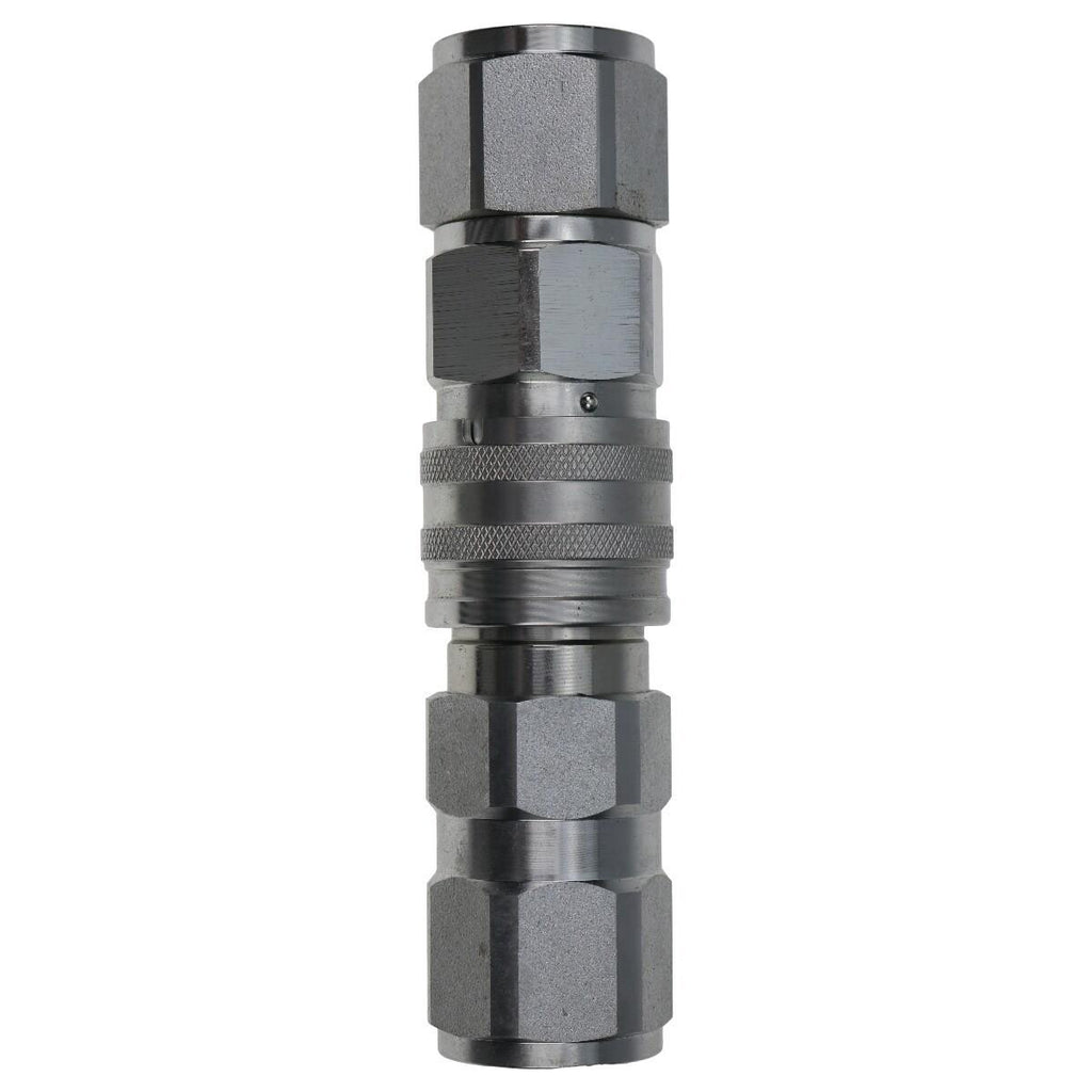 3/4" SAE 5/8" Body Flat Face High Flow Hydraulic Quick Coupler For Kubota Bobcat