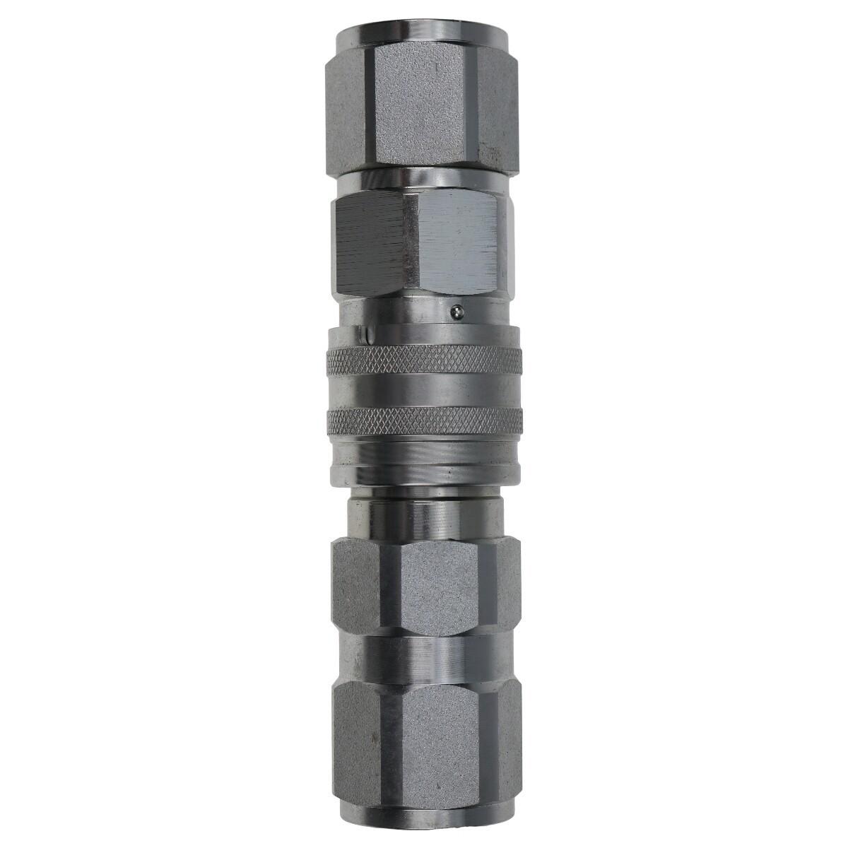 3/4" SAE 5/8" Body Flat Face High Flow Hydraulic Quick Coupler For Kubota Bobcat