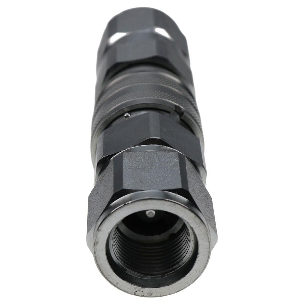 3/4" SAE 5/8" Body Flat Face High Flow Hydraulic Quick Coupler For Kubota Bobcat