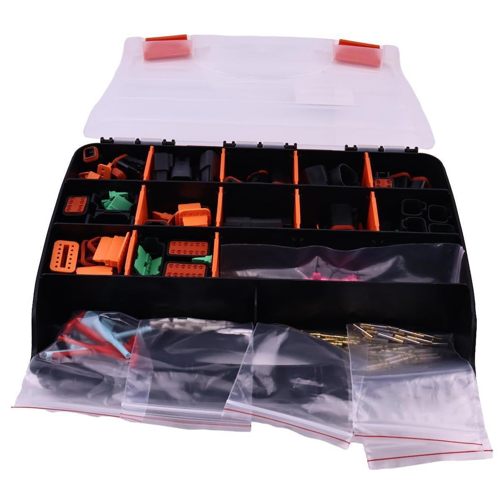 Electrical Connector Kit 175-3700 W/CP-463 Crimp Tool forCaterpillar C3.3B 3508B