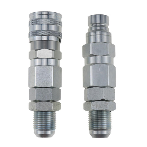 #12JIC Flat Face Hydraulic Quick Connect Coupler for Bobcat 773 873 863 963 7753