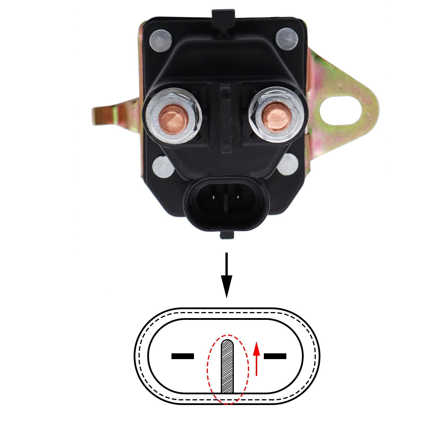Starter Solenoid Relay 7CM-1241-212-51 7CM124121251 for Trombetta