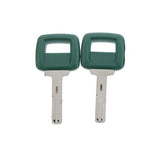 2X Ignition Key 17225331 For Volvo Articulated Hauler Models A20C A25C A30C