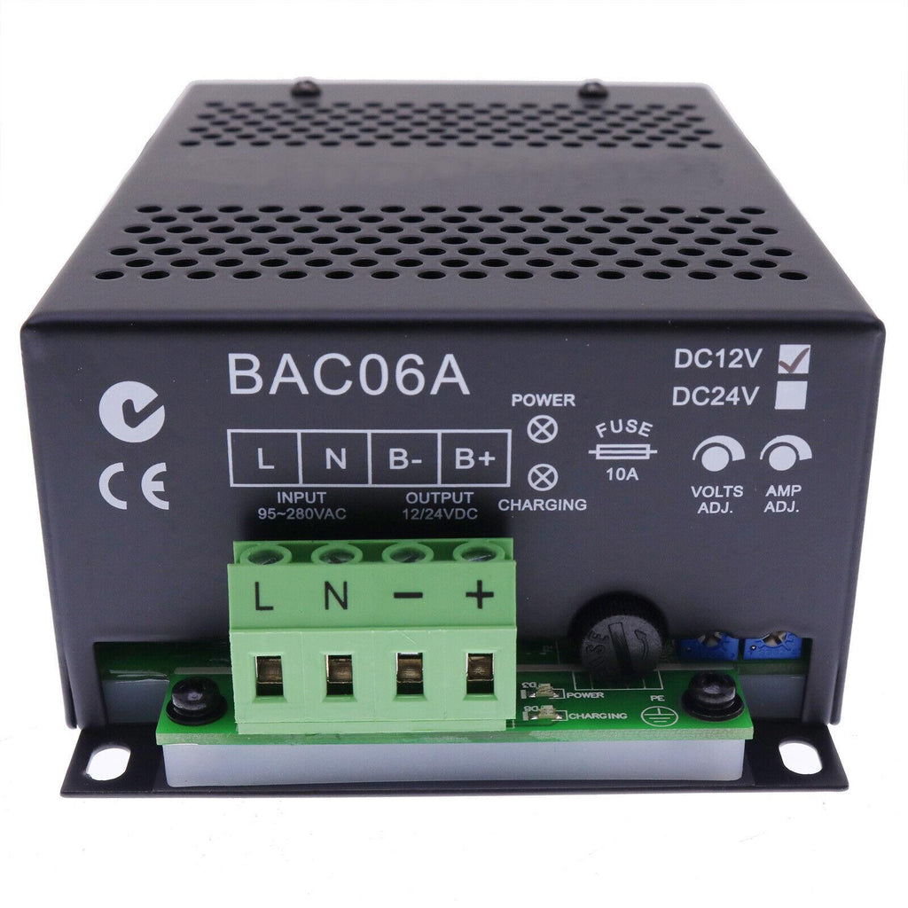 New Battery Charger BAC06A 12V for Smartgen Generator BAC-06A BAC-06 12V
