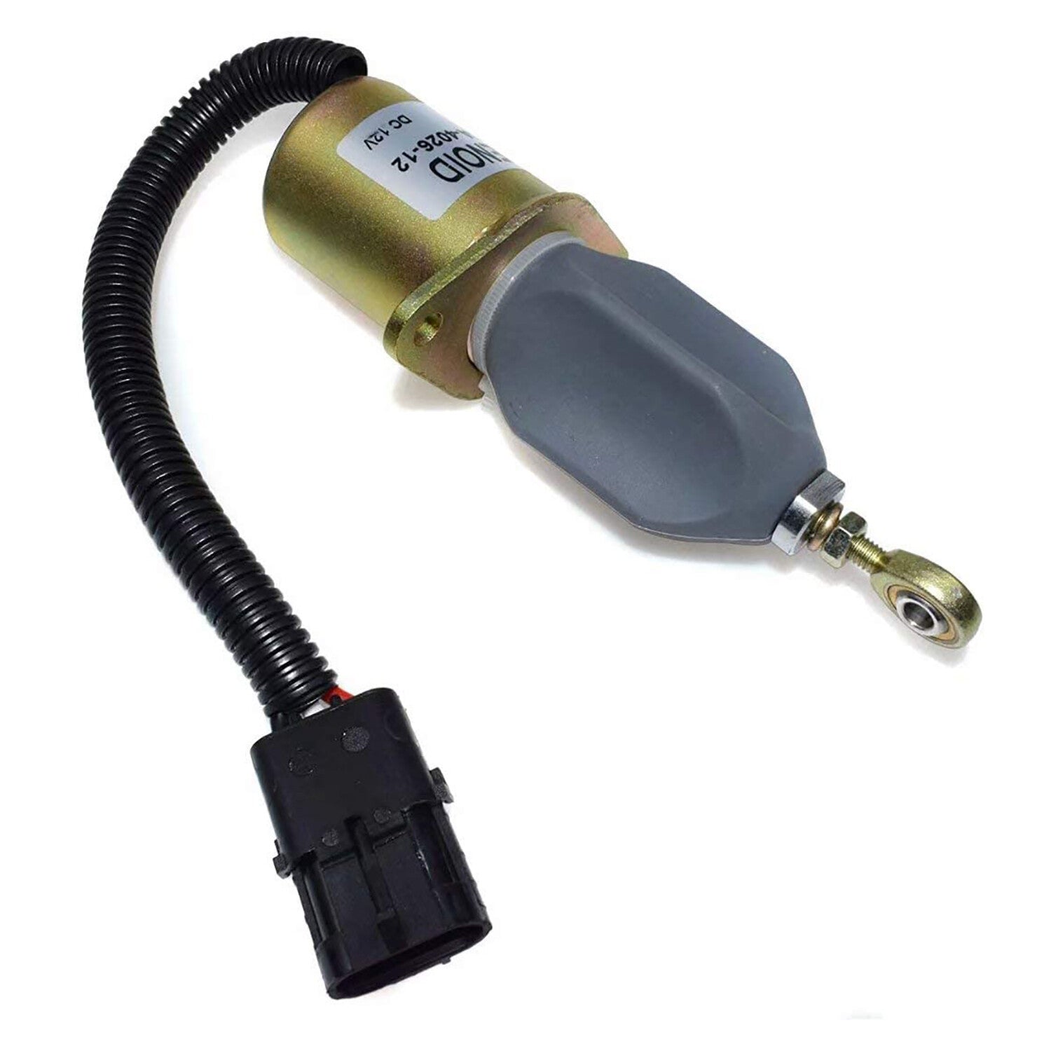 12V Fuel Shutoff Solenoid SA-4026-12 for Ford 5.9L 8.3L Cummins Engine 3919422