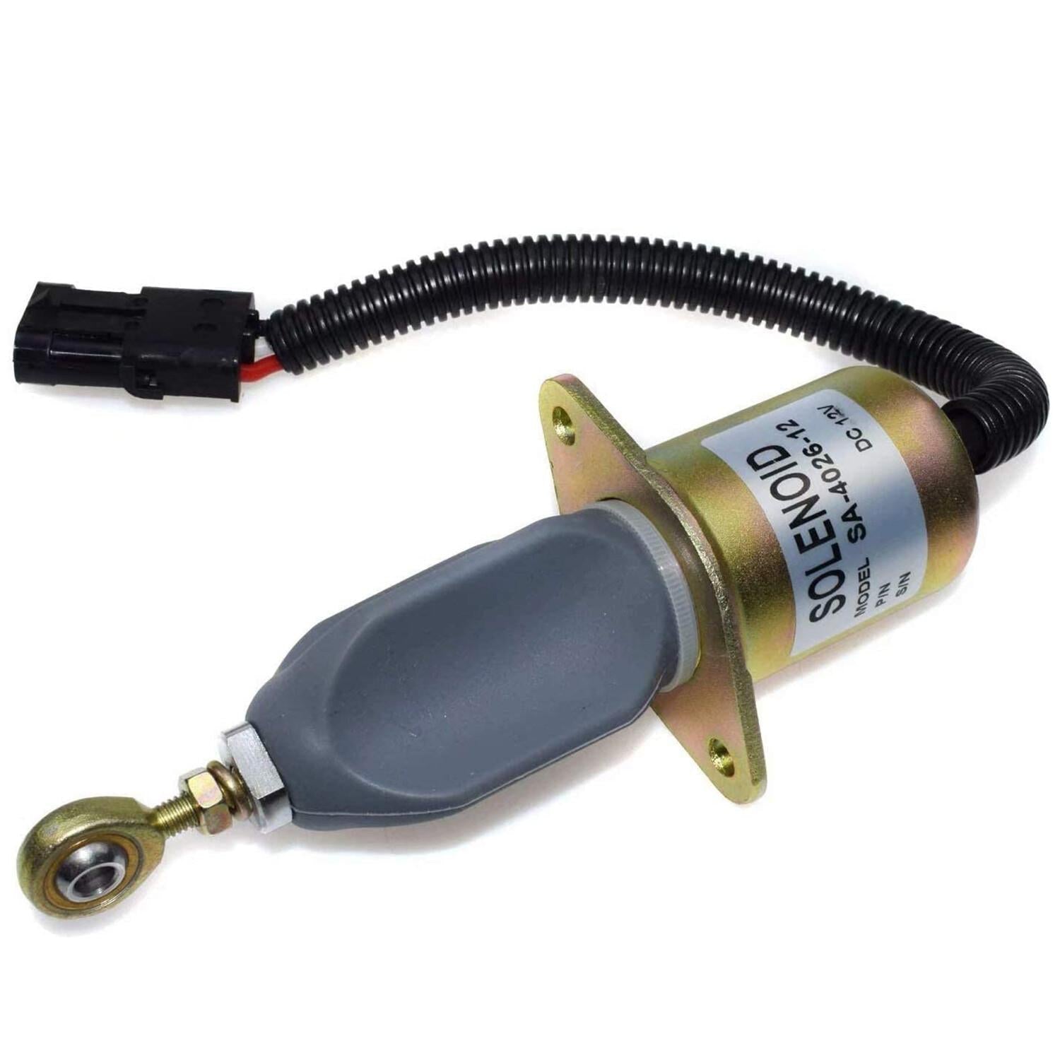 12V Fuel Shutoff Solenoid SA-4026-12 for Ford 5.9L 8.3L Cummins Engine 3919422
