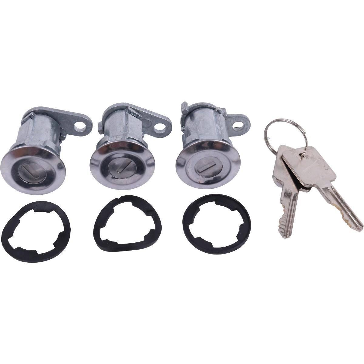 NewDoor Lock Cylinder & Keys 8122874K3 For Jeep CJ Wrangler YJ Cherokee XJ 84-90