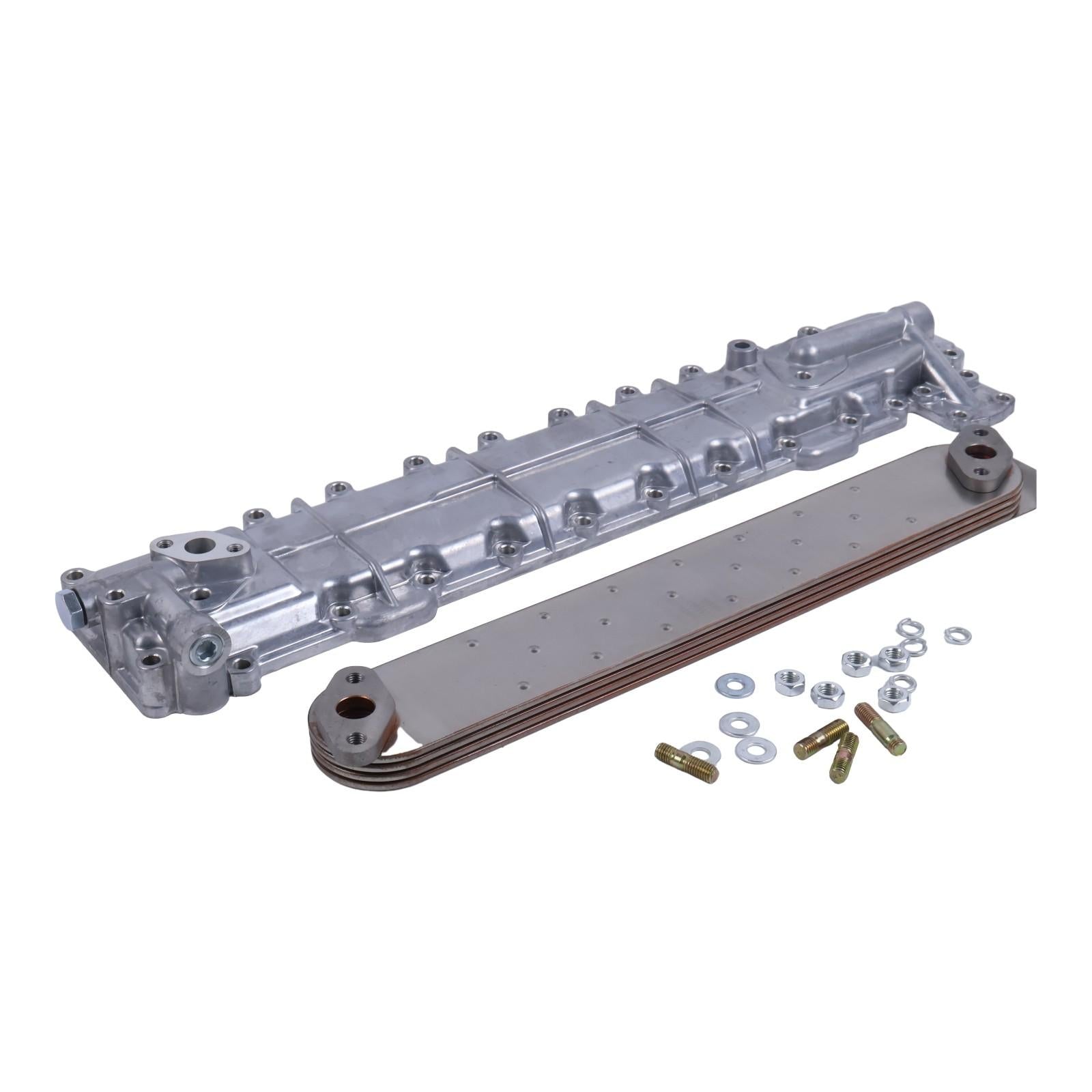 Oil Cooler Assembly 1-21700-249-1 1-21700-249-2 For Isuzu Engine 6BG1 6BD1 6BD1T