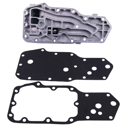 Oil Filter Mount Housing W/Gaskets For 89-02 Dodge Cummins 6B 6BT 6BTA 5.9L