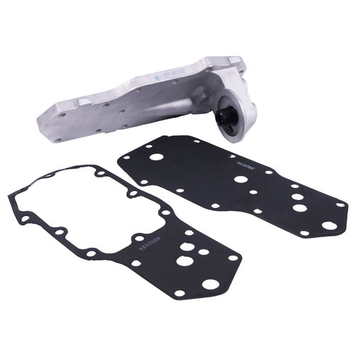 Oil Filter Mount Housing W/Gaskets For 89-02 Dodge Cummins 6B 6BT 6BTA 5.9L