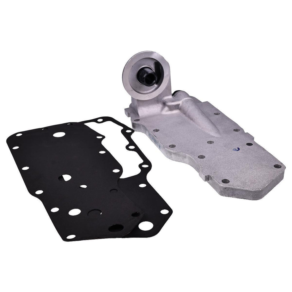 Oil Filter Support Head Cooler Cover w/Gasket 4934217 For Cummins 6B 6BTA B5.9L