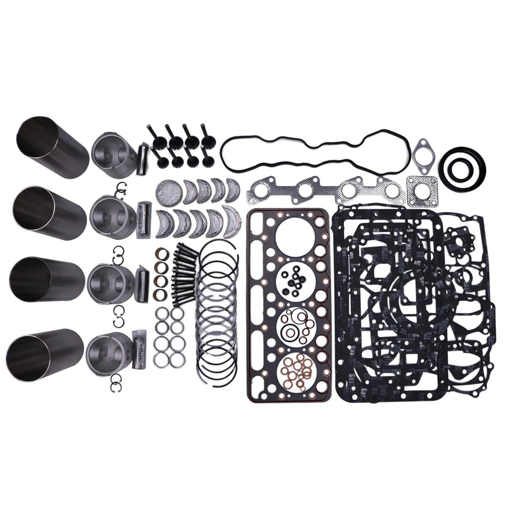 Overhaul Rebuild Kit For Kubota V1702 Engine Bobcat 645 743 733 743DS 1600 3023