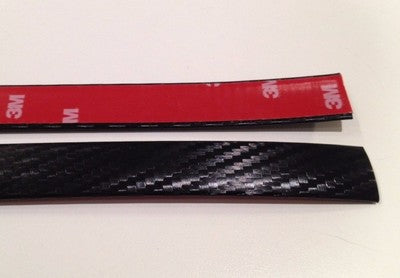 Black Carbon Fiber Roof Top Trim Molding Kit for Ford F-150 2015 2020
