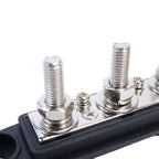 Red Black 5 16 4 Stud Power Distribution Busbar Bus Bar with Cover Fast Ship