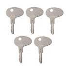 (5) Keys for Mitsubishi Forklift Dozer Tractor International CAT Kubota 12343